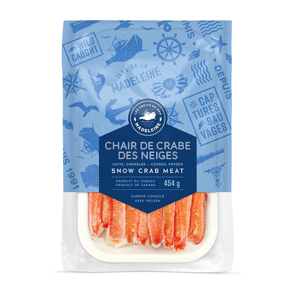 Les fruits de mer de la Madeleine - chair de crabe des neiges