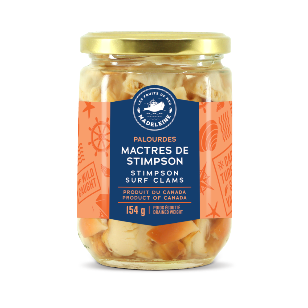 Les fruits de mer de la Madeleine - Palourdes - Mactres de Stimpson